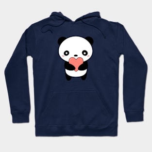 Kawaii Cute Panda Heart T-Shirt Hoodie